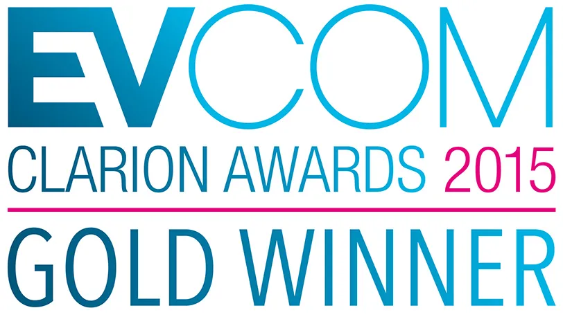 Evcom screen awards 2015 gold winner logo